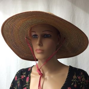 Sundance multi color floppy sun hat